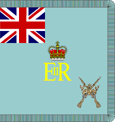 [Queen's colours of RAF regiment]